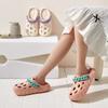 2024 Nouvelles Sandales à Plateforme d'Été pour Femmes, Pantoufles de Couple, Chaussures de Mode Creuses et Respirantes, Pantoufles d'Intérieur pour Femmes