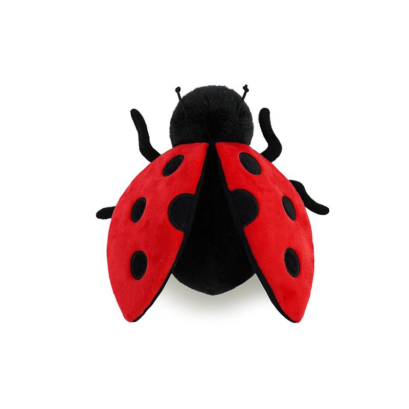 Cute Realistic Insect Plush Toys Small Ladybug Butterfly Ant Mantis Spider Bee Stuffed Animals Lifelike Plushies Soft Doll