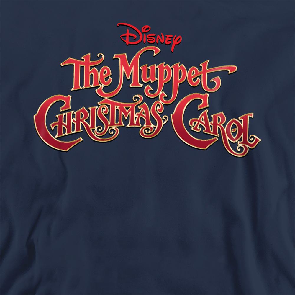 The Muppets Christmas Carol Unisex Adult Block Logo Sweatshirt