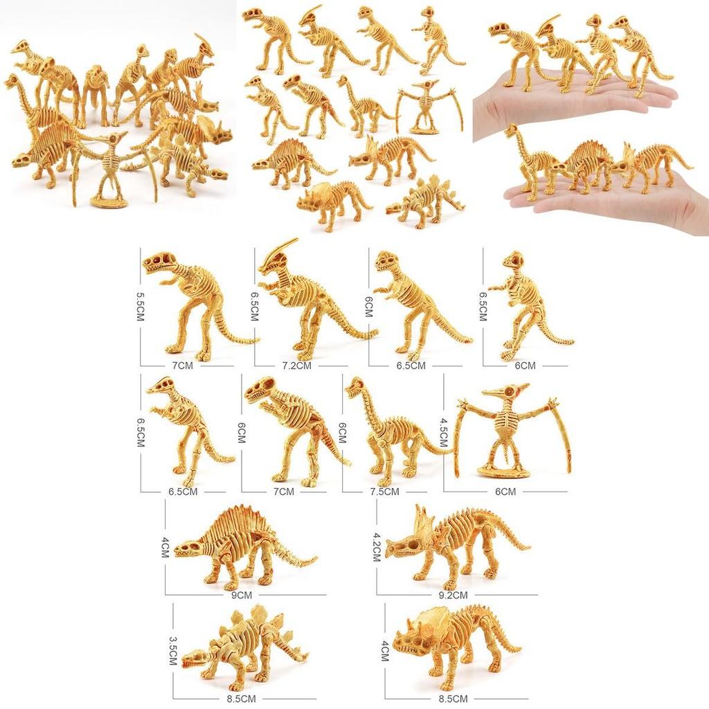 Captivating Pvc Dinosaur Skeleton Models Set Of 12 Realistic Figures For Interactive Learning And Imaginative Adventures
