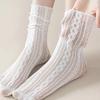 Women Socks Solid Female Harajuku Retro Vintage Long Socks Girls Cute Socks Spring Summer Mesh Hollow Out White Ankle Socks