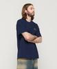CARGOBROS Small Logo Oversized Short Sleeve T-Shirt (Navy)