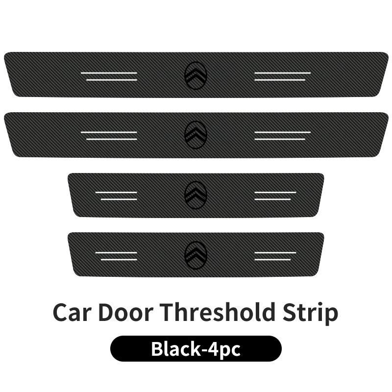 

Door Sill Trim Protective Cover Adhesive Strip Sill Protector Auto Sticker For Citroen C4 C3 C5 C1 C2 VTS Berlingo Celysee Xsara