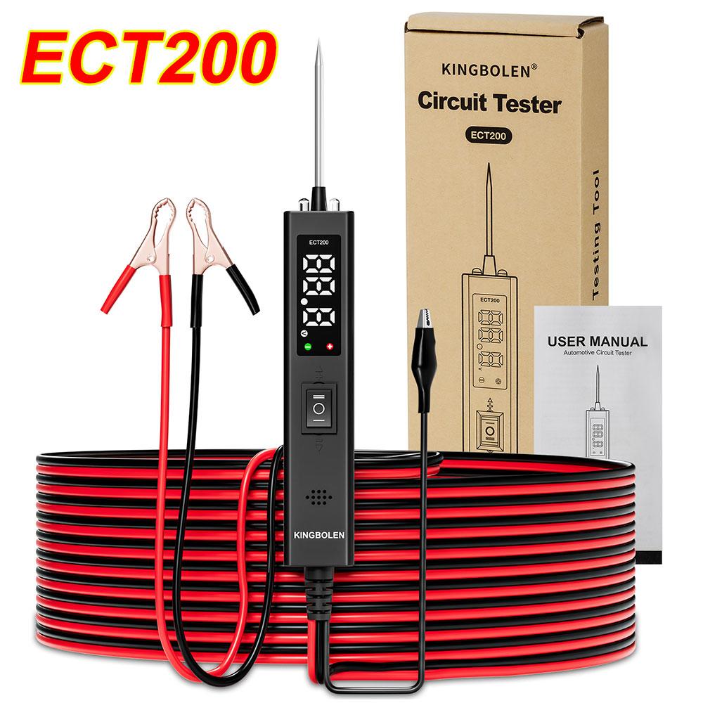 

KINGBOLEN ECT200 Car Circuit Tester Power Probe 12V 24V Automotive Diagnostic Tool Electric Voltage Integrated Power Scanner ECT200
