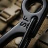 20 Pcs Black Mini EDC Carabiner Alloy Keychain Clip Durable Snap Spring Clips  Keychain Accessories