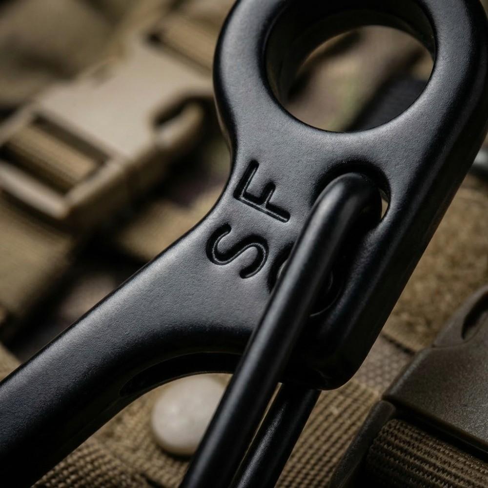 20 Pcs Black Mini EDC Carabiner Alloy Keychain Clip Durable Snap Spring Clips  Keychain Accessories