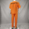 Halloween Cosplay Prison Uniform Suit Adult Orange Prison Uniform Prison Uniform Prisoner Uniform