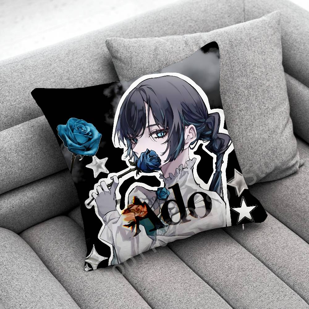 Singer A-Ado Show LP Throw Pillow Case For 55x55cm 40x40cm 45x45cm 50x50cm 30x30cm Square Office Pillowship Cover