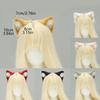 Adjustable Soft Plush Cats Ear Hairband Bendable Anime Ear Hairhoop For Roleplay Event Halloween Carnivals Celebration