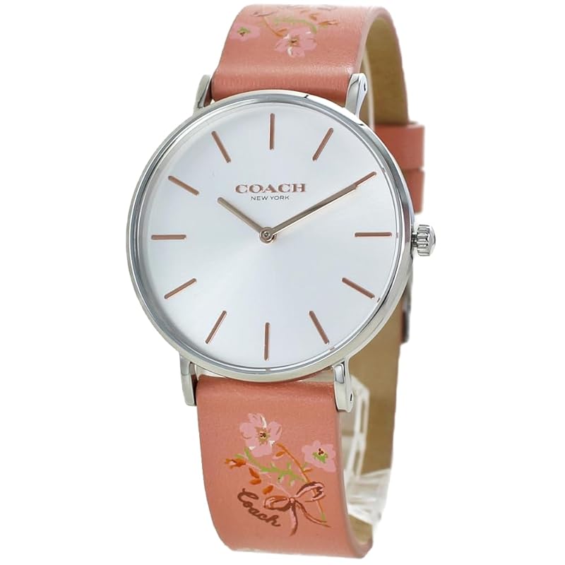 

[coach] watch ladies PERRY perry leather leather belt salmon pink 14503295 [product]