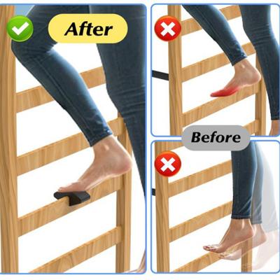 Yousheng 1/2/3Pcs Dorm Bed Ladder Foot Support Loft Beds Plastic Step Pad with Anti-Slip Surface Snap-On College Bunk Bed Ladders Foot Saver Step
