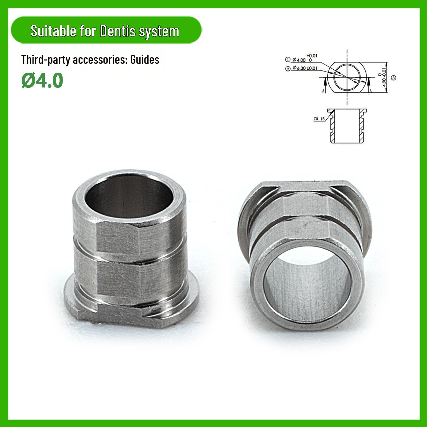 Dental Digital Implant Surgical Guide with Metal Sleeve for Precise Positioning