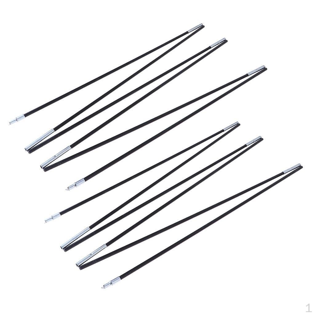 2Pcs Spare Replacement Tent Sunshade Support Poles Awning Kit for Outdoor Camping Hiking Travel