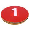 Numbered Spots Marker Flat Floor Spots Markers for Field and Courts Marking Fitness Agility Training Sport Game Exercise