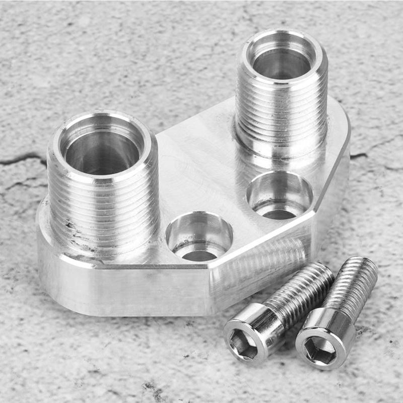 Car Aluminum Polished Finish Compressor Adapter Fitting Quick Connector Compatible-for AD7176 Replacement cessories