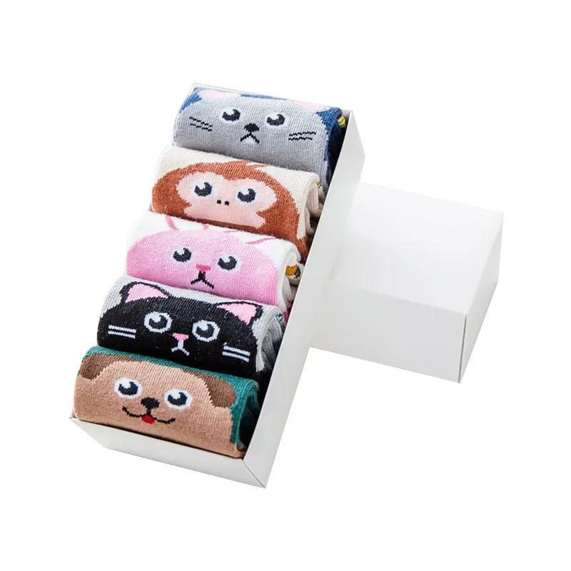 Kawaii Children Socks Cotton Animal Pattern Boys Girls Socks Toe Socks for Kids Five Finger Sock Winter Fall  New