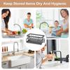Kitchen Sponge Holder Plastic Sink Drain Rack Quick Drainage Waterproof Rack Gadgets Organizer Bathroom Storage Accessories