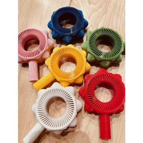 [Designed by a rehabilitation specialist and occupational therapist] One-handed plastic bottle opener (blue)