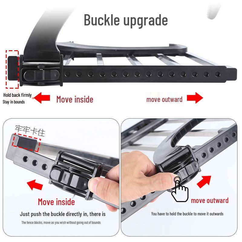 Retractable Multifunctional Windowsill & Radiator Drying Rack for Clothes and Shoes