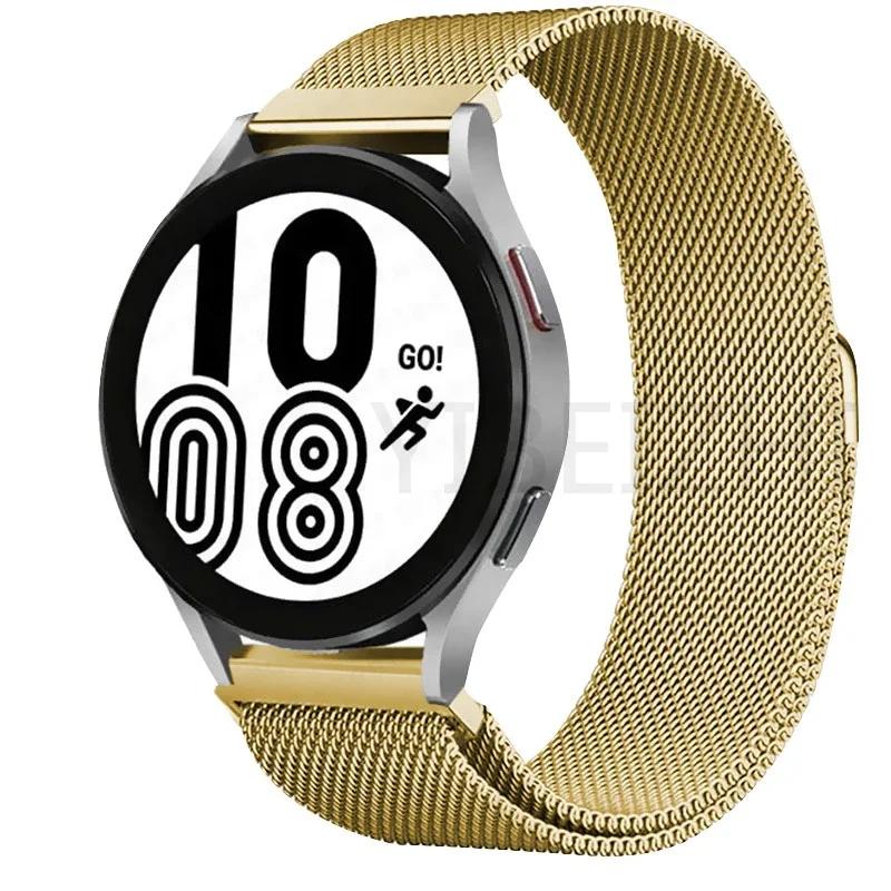 Mailänder Armband für Samsung Galaxy Watch 7 6 5 4 44mm 40mm Magnetisches Metallarmband 22mm 20mm Armband Galaxy Watch 4/6 Classic