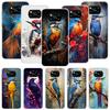 Animal Oil Painting Bird Phone Case For Xiaomi Poco X7 X6 X5 Pro F7 Ultra Redmi 15C 15 13 13C 12 12C 10 10A 10C 9 9A 9C 9T Cover