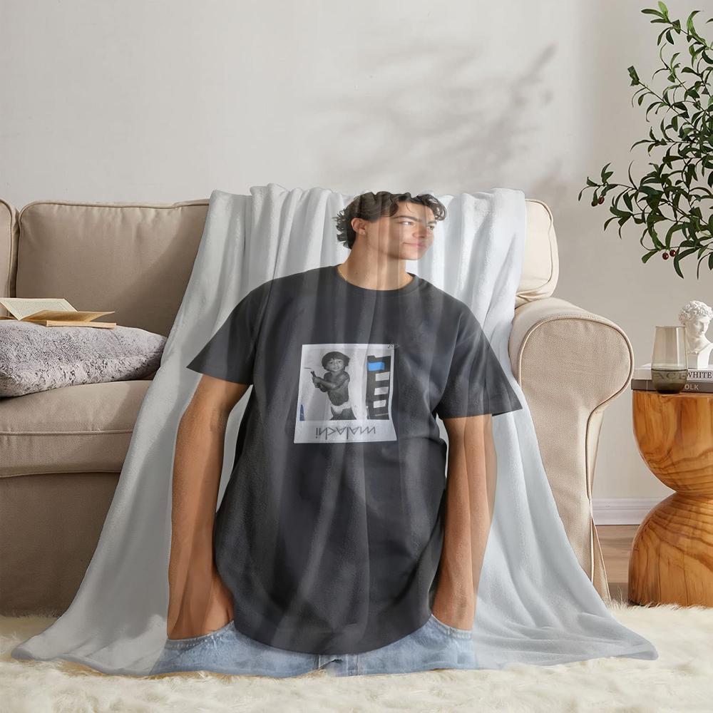

GUOYU Blanket Love Mmalachi Barton Throw Soft Flannel Throw Summer Blanket Lightweight Cozy Nap Blanket for Sofa Bed Travel 75x100cm (30x40inch)