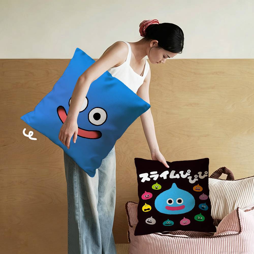 Dragon Quest Rocket Slime Personalized Pillow Cover Kids Bedroom Wild Party Decor Pillowcase kid Birthday shower Gift
