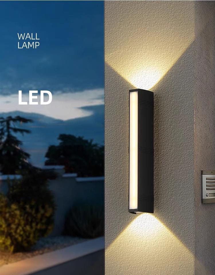 Außenwandleuchte Balkonlampe wasserdichte Hoflampe 10W LED-Wandleuchte auf beiden Seiten der Tür Auf- und Ablicht