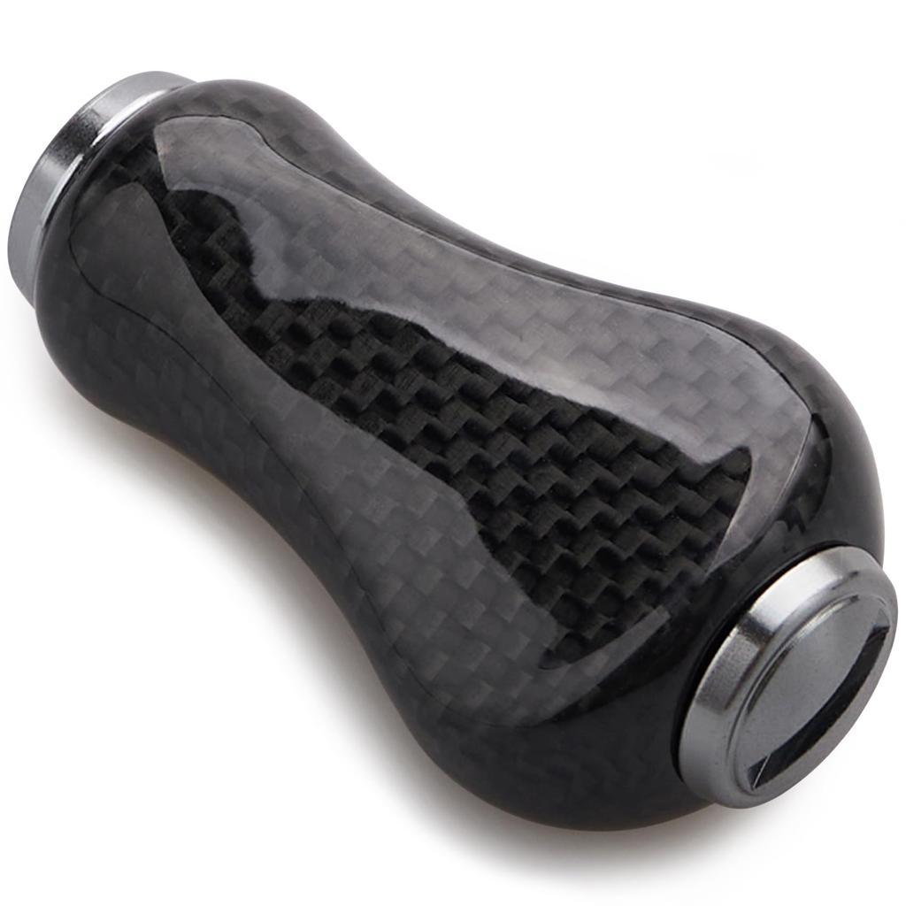 HEIGHTEN 20mm Reel Handle Knob, 4.7g, 1.5K Carbon Fiber, Compatible with Shimano Type S and Shimano Type A Reels, Gourd Series (Gunmetal) (959)