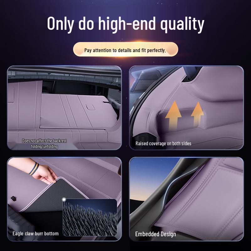 Deep Blue L06 Full Coverage Trunk Mat for 26 New Model Cars - Interior Accessories