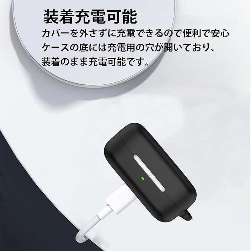 JXRICH For Sony WF-C510 Case Sony for Cover Fall Prevention Scratch Prevention Silicon Case Can Be Charged While Wearing Full Protection With