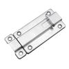 Stainless Steel Door Bolt Latch 3 Inch Manual Slide Lock with Screws Silver Finish 2 Pack