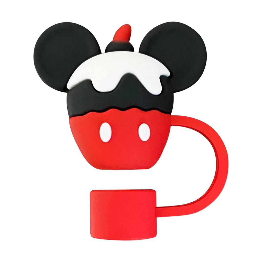Mickey & Minnie 10mm Reusable Straw Cap Dust Plug