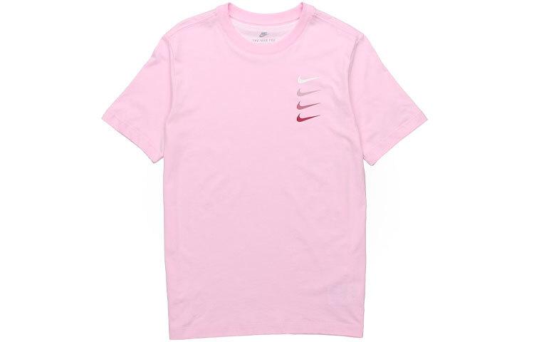 

Nike Quadruple Swoosh Logo Sport Short Sleeve T-Shirt DC2716-630 L