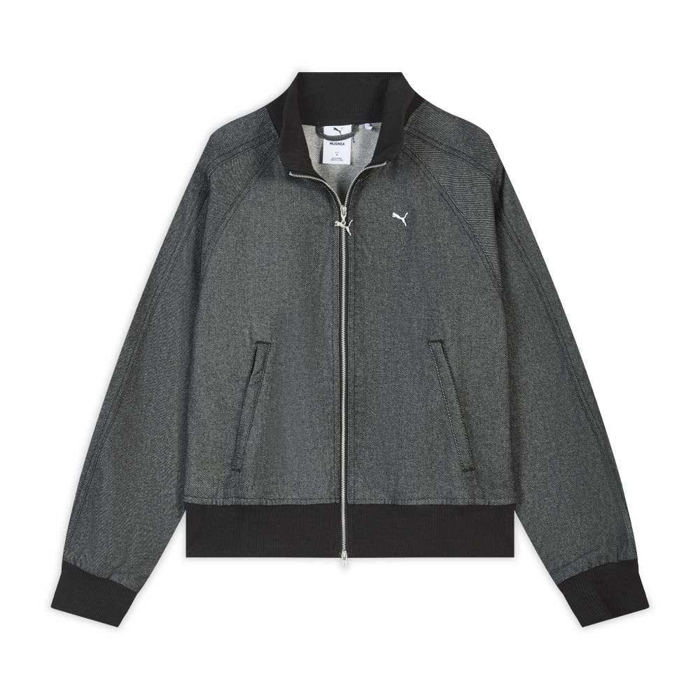 Puma X Musinsa T7 Wvn Track Loose Fit Vintage Breathable Long Sleeve Denim Jacket Women jackets 638017-01 XS