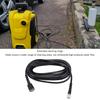 High Pressure Water Hose Wearproof Rubber Metal Connector Replacement Power Washer Hose for Car Washing 8m / 26.2ft