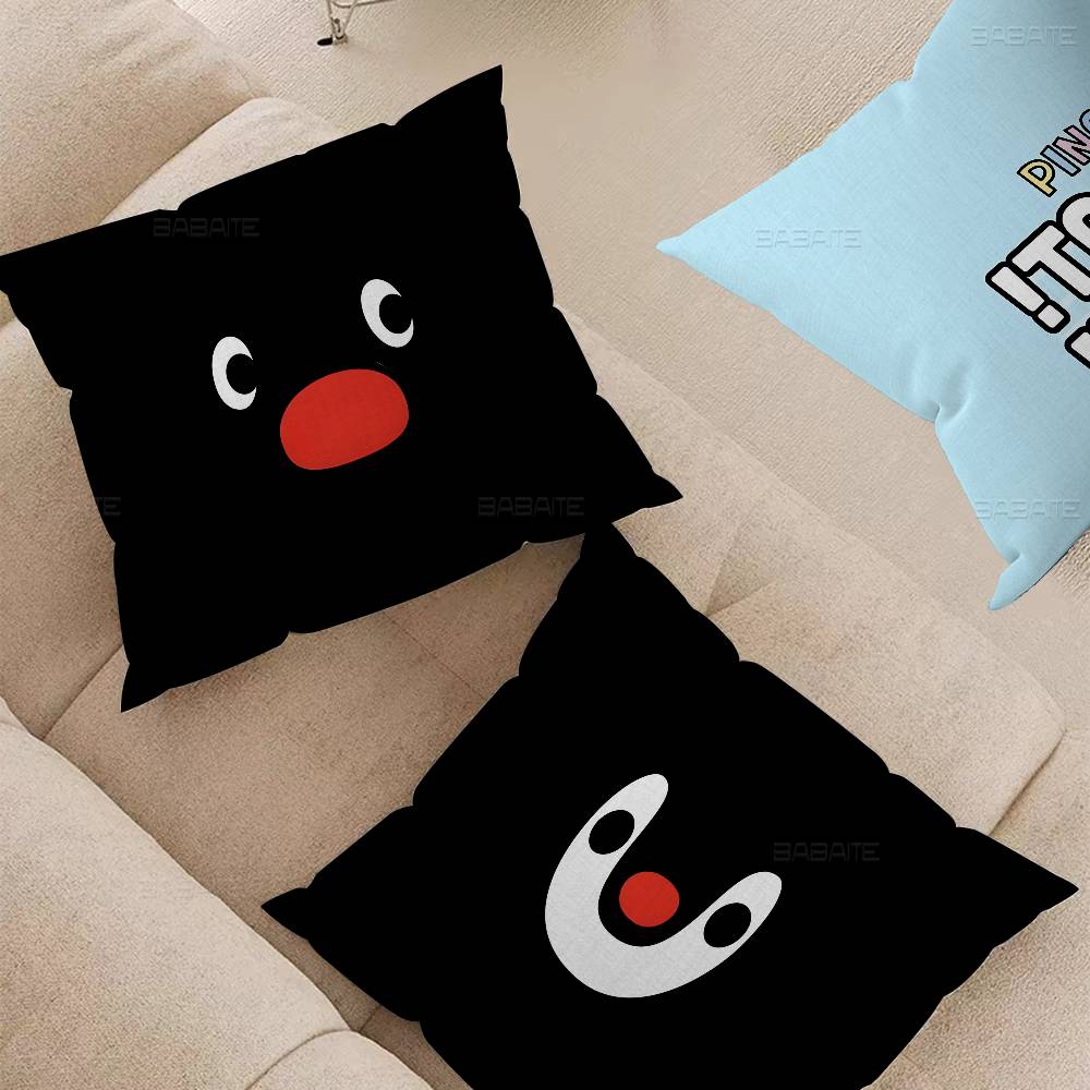 Cartoon Cute PPingu PPenguin Pillow Cover Sofa Cushion Cover Home Room Decoration Children Gift