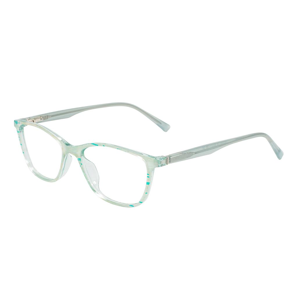 TR90 Colorful Transparent Glasses Frames And Acetate Temple With Spring Hinges Plastic Square Spectacle For Prescription Lenses