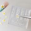 Silicone Nail Carving Mold Flower 3D Acrylic Nail Art Decorations Stamping Plates Diy Manicure Nail Accessories Tools