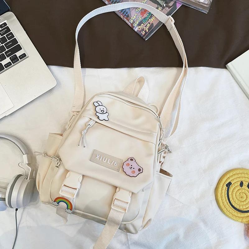 

Мода Горячие продажи Маленький рюкзак Женский Милый Многофункциональный Школьный рюкзак для девочек-подростков Студенческий Каваи Мини Дорожный рюкзак