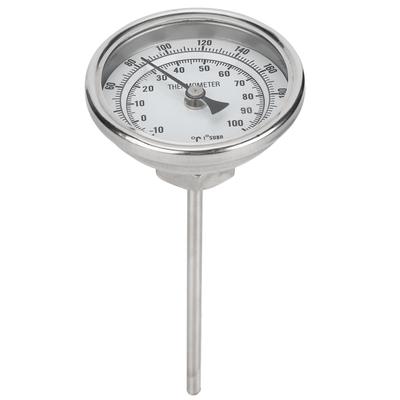 1/2 NPT Gewinde Edelstahl Zifferblatt Thermometer Heimbraukessel Thermometer 0?220 Fahrenheit  /?10?100 Celsius