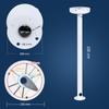Universal 4.5-inch Aluminum Dome Camera Ceiling Mount for Hikvision/Dahua