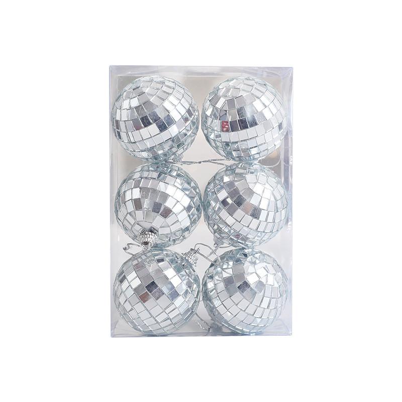 Christmas Ball Decorations With Mirror Finish Glass And Foam For Holiday Home Decor