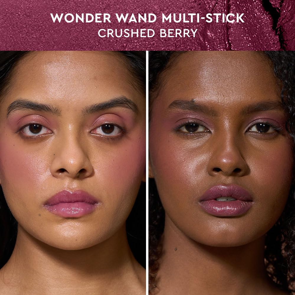 Kiro Wonder Wand Multi-Stick – Crushed Berry, 7.5g | 3-in-1 Stick - Blush, Eyeshadow & Lip Tint | Creamy, Weightless & Long-Lasting |