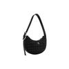 New CALVIN KLEIN PU Crescent Bag Handbag Shoulder Bag Women's Black DH3442-001