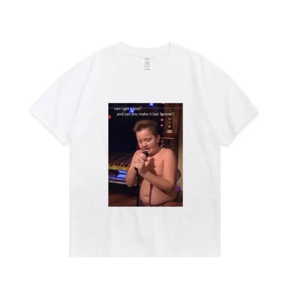 Herren Damen T-Shirts Gibby Singt Icarly Meme Druck T-Shirt Street Niedlich Übergröße Oberteil Paar Rundhals T-Shirts