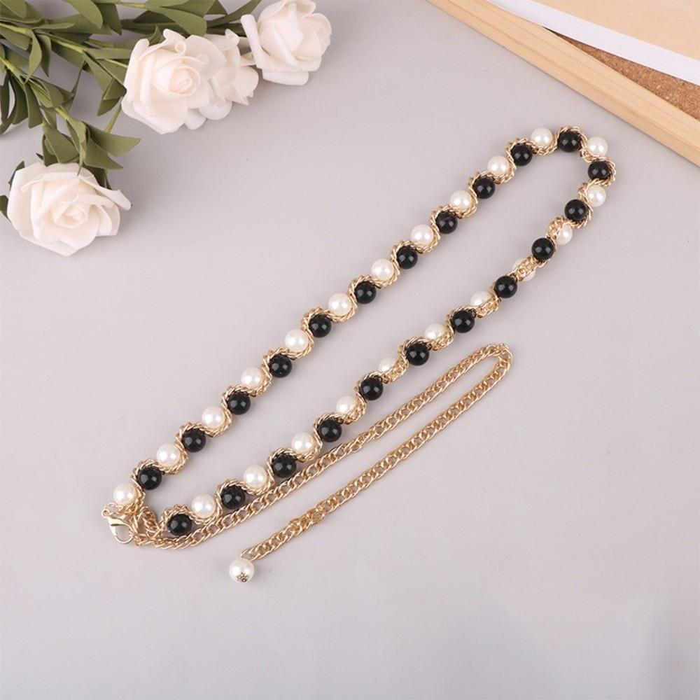 Waist Chain Design Pearl Waist Chain Pearl Decoration Body Chain Belt For Women