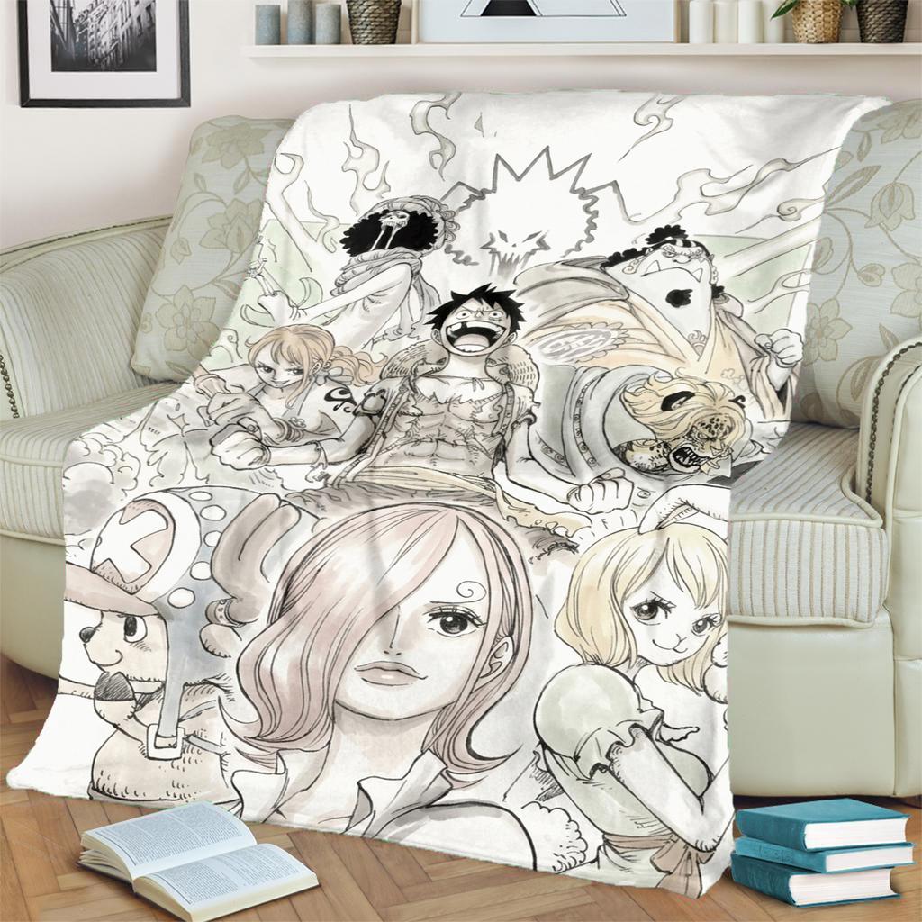 Warm "ONE PIECE" Flannel Blanket for Bedroom, Sofa, Chair, Picnic, Travel and Daily Use