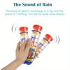 1Pcs Rainmaker Musical Toy Baby Rain Stick Rattle Montessori Sensory Toys Hand Shaking Rainstick Musical Instrument for Babies