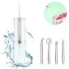 Cordless Water Dental Flosser, Rechargeable High-Pressure Oral Irrigator with Multiple Flossing Modes for Effective Braces & Bridges Care